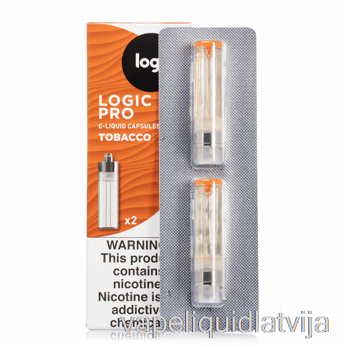 Logic Pro Uzpildes Kapsulas Tabakas Vape šķidrums